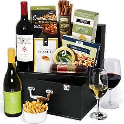 Platinum Collection Wine and Snack Gift Box