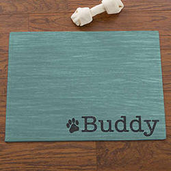 Personalized Pet Meal Mat