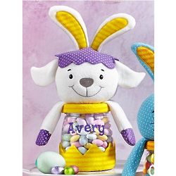 Personalized Just Hatched Easter Plush Treat Jar