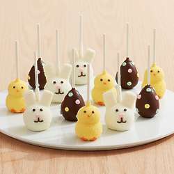 12 Handmade Easter Brownie Pops