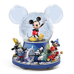 Disney Mickey Mouse Glitter Globe with Motion and Music