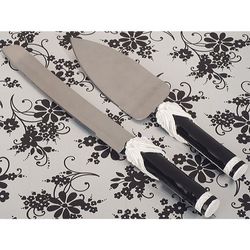 Black and White Collection Cake Server Set