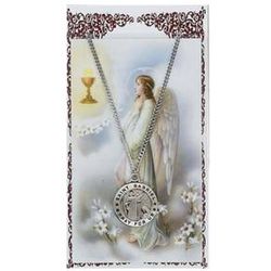 St. Gabriel Pendant and Prayer Card Set
