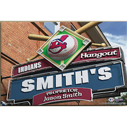 Personalized Cleveland Indians Canvas Print