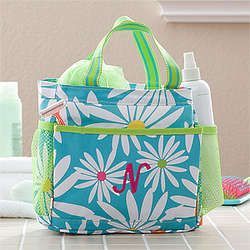 Personalized Daisies Shower Caddy