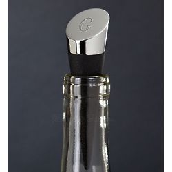 Highborn Personalized Chrome Wine Bottle Stopper