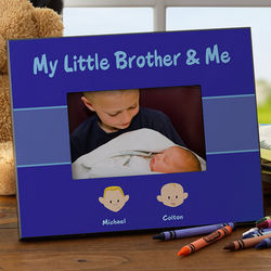 Brother Cartoon Character Personalized Picture Frame