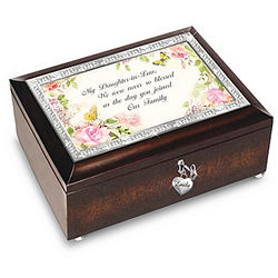 Daughter-In-Law Never So Blessed Personalized Music Box