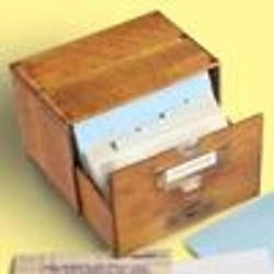 Card Catalog Note Cards