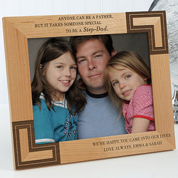Special Step-Dad Large Personalized Picture Frame