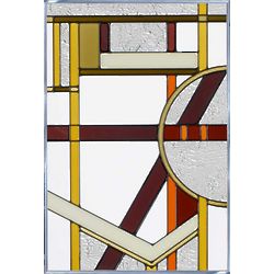 Art Deco Craftsman Glass Panel