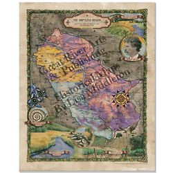 Wisconsin Driftless Region Historic Map