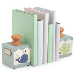 Baby's Favorite Blue Bookends
