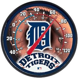 Detroit Tigers Round Wall Thermometer