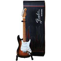 Hal Leonard Fender Stratocaster Sunburst Miniature Guitar Replica