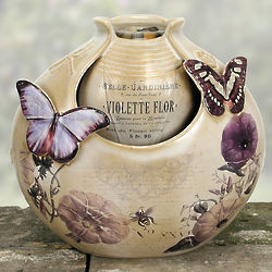 Vintage Butterfly Tabletop Fountain