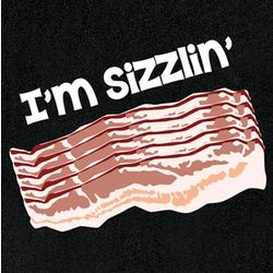 I'm Sizzlin' Long Sleeve Bacon T-Shirt