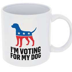 I'm Voting For My Dog Mug