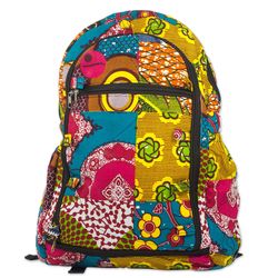 Krokrobite Cotton Batik Backpack