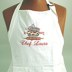 Welcome to my Kitchen Personalized Apron