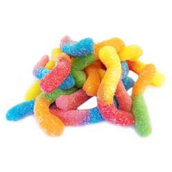 4.5 Pounds of Sour Gummy Glo-Worm Candies