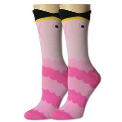 Big-Mouth Flamingo Socks