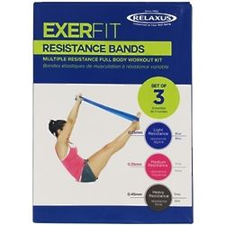 3 ExerFit Resistance Bands