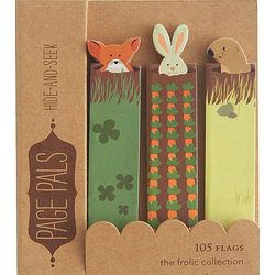 Hide and Seek Animal Page Pals Adhesive Flags