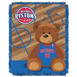 Baby's Detroit Pistons Jacquard Throw Blanket
