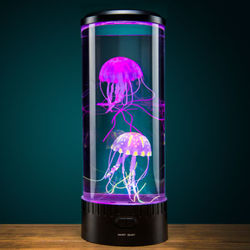 Faux Jellyfish Duo Desktop Aquarium Lamp