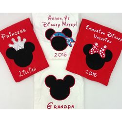Personalized Mickey Mouse Character Shirt