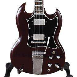 Hal Leonard Angus Young SG Signature Stained Miniature Replica