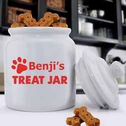 Personalized Bright Treats Dog Treat Jar