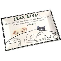 Dear Lord Dog and Cat Platter