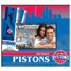 Detroit Pistons Ticket and Photo Album Scrapbook