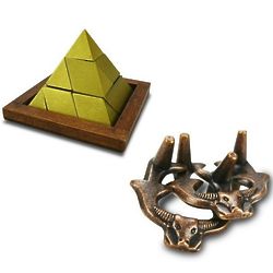 Pyramid and Hieroglyph Puzzles Set