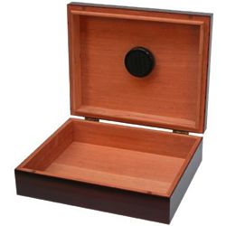 Personalized Cherry Wood and Spanish Cedar Lined Humidor