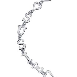 Link Style Name Bracelet