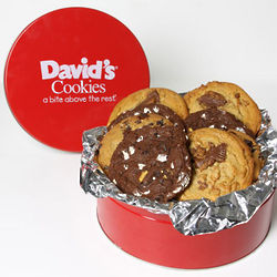 Assorted Fresh Baked Cookies Gift Tin