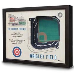 Chicago Cubs Wrigley Field Stadium 3D View Wall Art