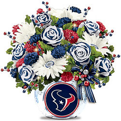Houston Texans Blooming with Pride Floral Arrangement
