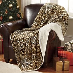 Personalized Cheetah Throw Blanket