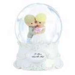 To Have and To Hold Precious Moments Water Globe