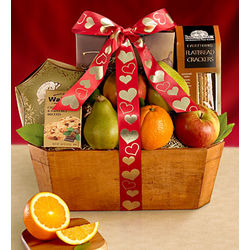 Love is Fresh From the Orchard Fruit Gift Basket