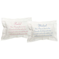 Bedtime Prayer Personalized Baby Pillow Sham