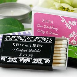 Personalized Wedding Matchboxes