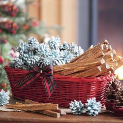Fireside Gift Basket with Fire Starters