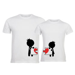 Complete My Heart His & Hers Matching Couple Shirts