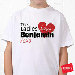 Ladies Love Me Boy's Tee Shirt