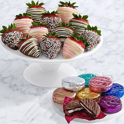 Chocolate Covered Oreos & 12 Hand-Dipped Birthday Strawberries